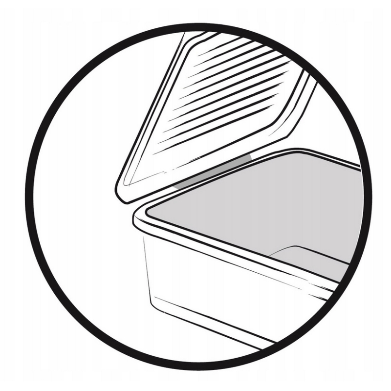 keeeper Leonie Clip Box with Lid, 5.4 L, Transparent (1115700100000)