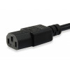 Equip Power Cord IEC C13 to IEC C14, 1.5 m, Black