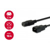 Equip Power Cord IEC C13 to IEC C14, 1.5 m, Black