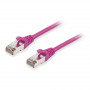 Equip Cat6a S/FTP Patch Cable RJ45, 3 m, Purple, LSZH