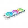 Thermaltake SWAFAN INFINITY EX14 ARGB Sync 140 mm Case Fan, White, 3-Pack