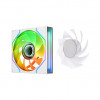 Thermaltake SWAFAN INFINITY EX14 ARGB Sync 140 mm Case Fan, White, 3-Pack