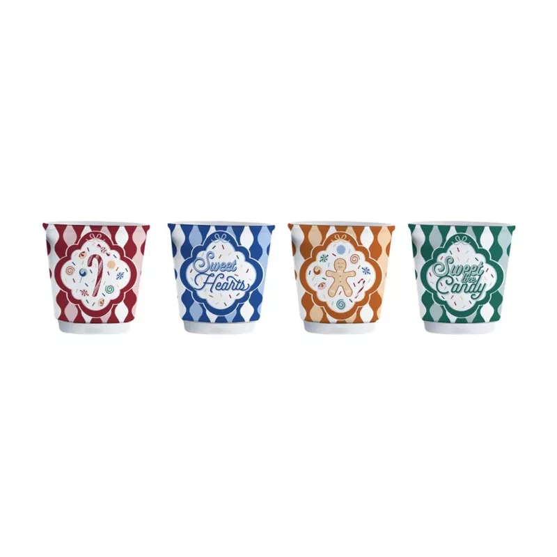 Bialetti NCANDY010 Mug Set, 4 pcs