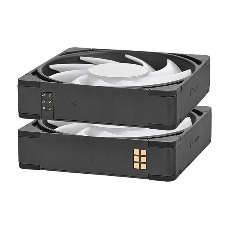 Thermaltake CT140 EX INFINITY ARGB Sync 140 mm Case Fan, Black, 3-Pack