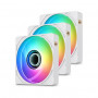 Thermaltake CT140 EX INFINITY ARGB Sync 140 mm Case Fan, Snow White, 3-Pack