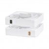 Thermaltake CT140 EX INFINITY ARGB Sync 140 mm Case Fan, Snow White, 3-Pack
