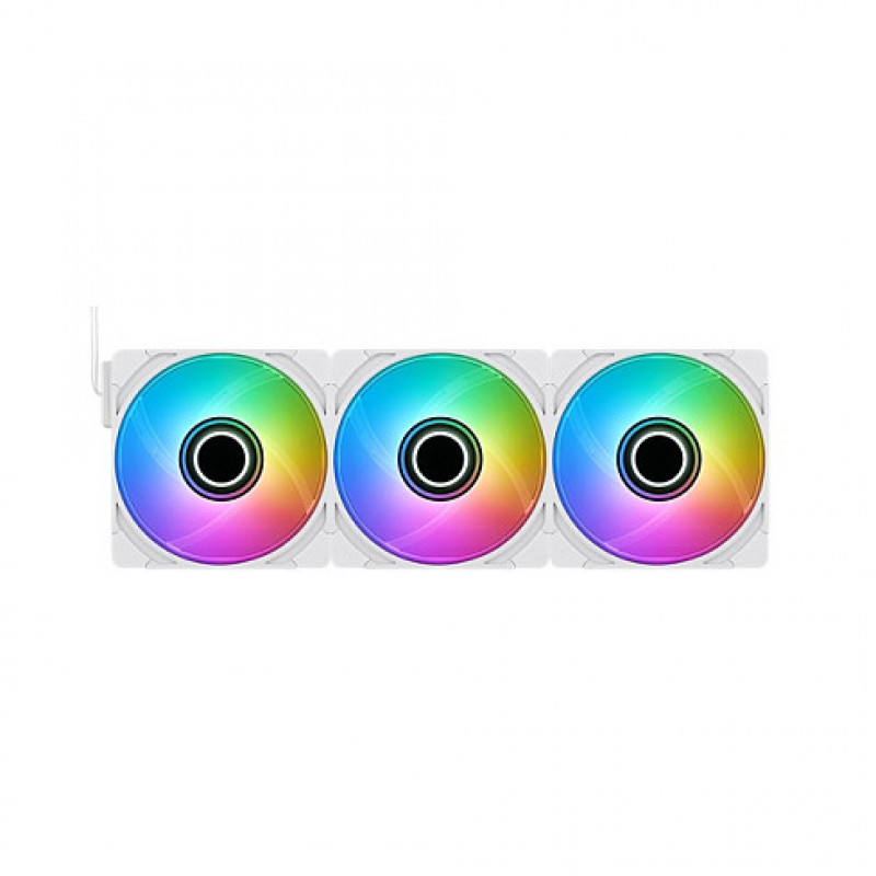 Thermaltake CT140 EX INFINITY ARGB Sync 140 mm Case Fan, Snow White, 3-Pack