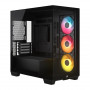 Corsair 2800X RS-R ARGB Panoramic Glass Micro-ATX Computer Case, Black