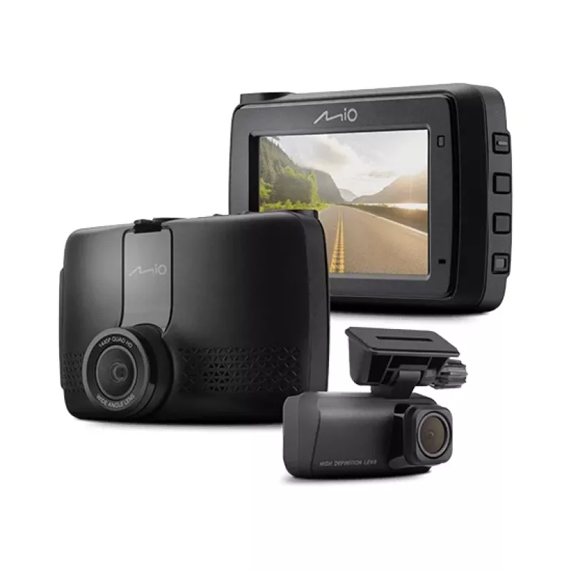 Mio MiVue 803WD Pro Dual HDR 2.5K GPS WIFI Parking Kit Dashcam