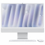 Apple iMac 23.5 inch M4 10-Core CPU 10-Core GPU 24GB 1TB SSD Standard Glass - Silver, Gigabit Ethernet, Magic Mouse, Magic Keyboard with Touch ID (German)