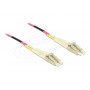 Delock 80156 LC Duplex to LC Duplex Multimode OM4 Fibre Optic Cable, 75 m