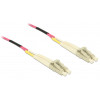 Delock 80156 LC Duplex to LC Duplex Multimode OM4 Fibre Optic Cable, 75 m