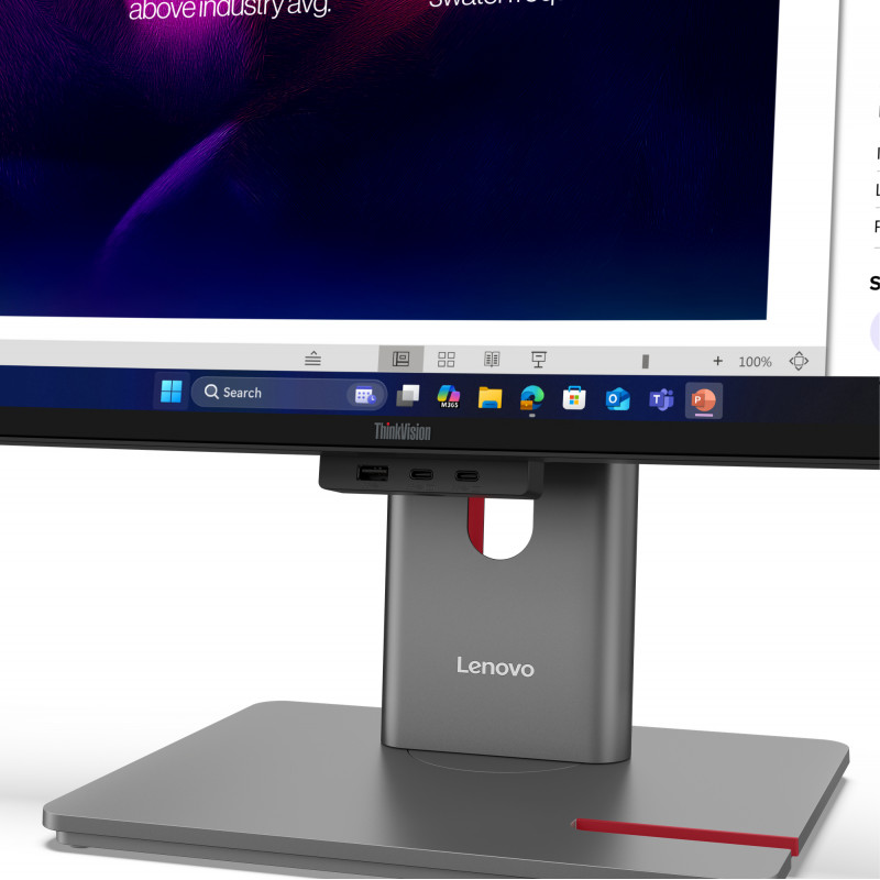 Lenovo ThinkVision P40WD-40 40 inch 5K WUHD Curved IPS Monitor, 120 Hz, Dock, Daisy Chain, MC60 Camera, Speakers