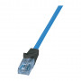 Logilink Cat6a U/UTP Patch Cable RJ45, 1 m, Blue, LSZH