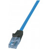 Logilink Cat6a U/UTP Patch Cable RJ45, 1 m, Blue, LSZH