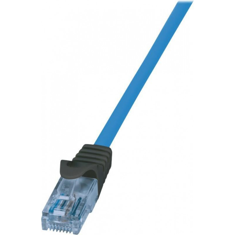 Logilink Cat6a U/UTP Patch Cable RJ45, 1 m, Blue, LSZH