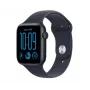 Apple Watch SE 3 GPS 44mm Midnight Aluminium Case with Blue Sport Band - S/M