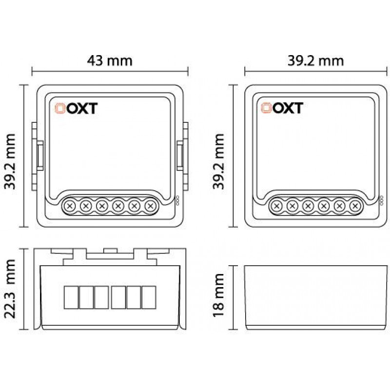 OXT T210GL Wi-Fi Tuya Garage Door Module, without Sensor