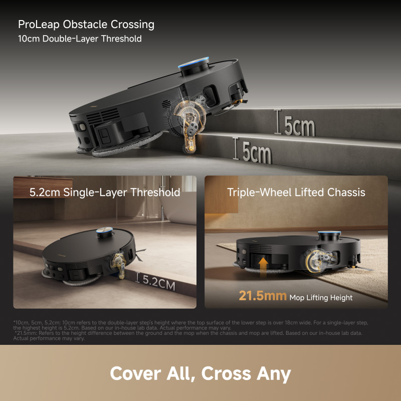 Dreame X60 Pro Master Black Robot Vacuum