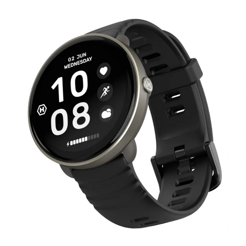 Hammer Ventus Smartwatch, GPS, 1.32 inch AMOLED, Black