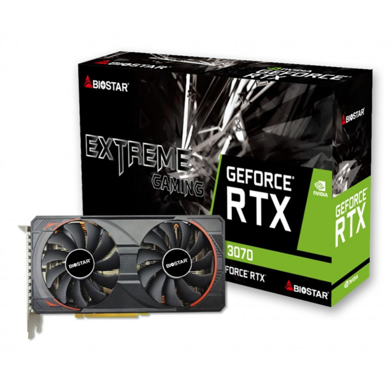 Biostar RTX 3070 8GB GDDR6 Graphics Card VN3716RM82