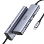 UGREEN 60515 7-in-1 USB-C Multiport Adapter, 4K HDMI, Gigabit Ethernet, 100 W PD, Grey