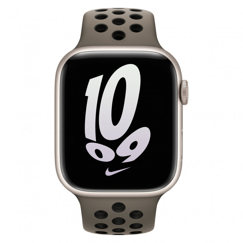 Apple Watch Nike Sport Band 45mm - Olive Grey/Black