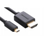 Ugreen Micro HDMI to HDMI Cable, 2 m, 4K, Black