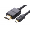 Ugreen Micro HDMI to HDMI Cable, 2 m, 4K, Black