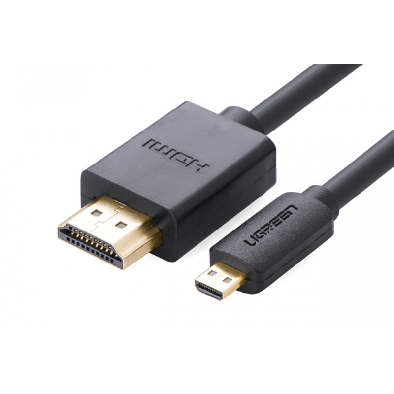 Ugreen Micro HDMI to HDMI Cable, 2 m, 4K, Black