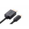 Ugreen Micro HDMI to HDMI Cable, 2 m, 4K, Black