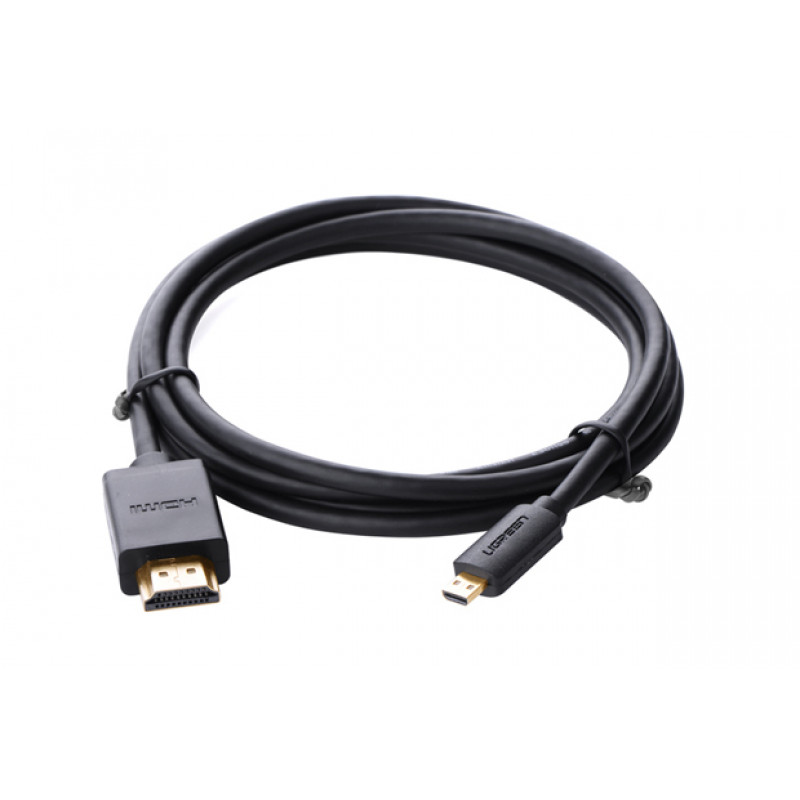 Ugreen Micro HDMI to HDMI Cable, 2 m, 4K, Black