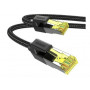 Ugreen NW150 Braided Cat7 F/FTP Patch Cable RJ45, 2 m, Black