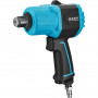 HAZET 9013MTT Twin Turbo Pneumatic Impact Wrench 3/4-inch, 1890 Nm Breakaway Torque, Black/Blue