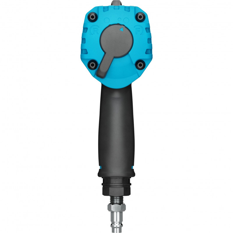 HAZET 9013MTT Twin Turbo Pneumatic Impact Wrench 3/4-inch, 1890 Nm Breakaway Torque, Black/Blue