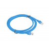 LANBERG Cat5e U/UTP Patch Cable RJ45, 2 m, Blue