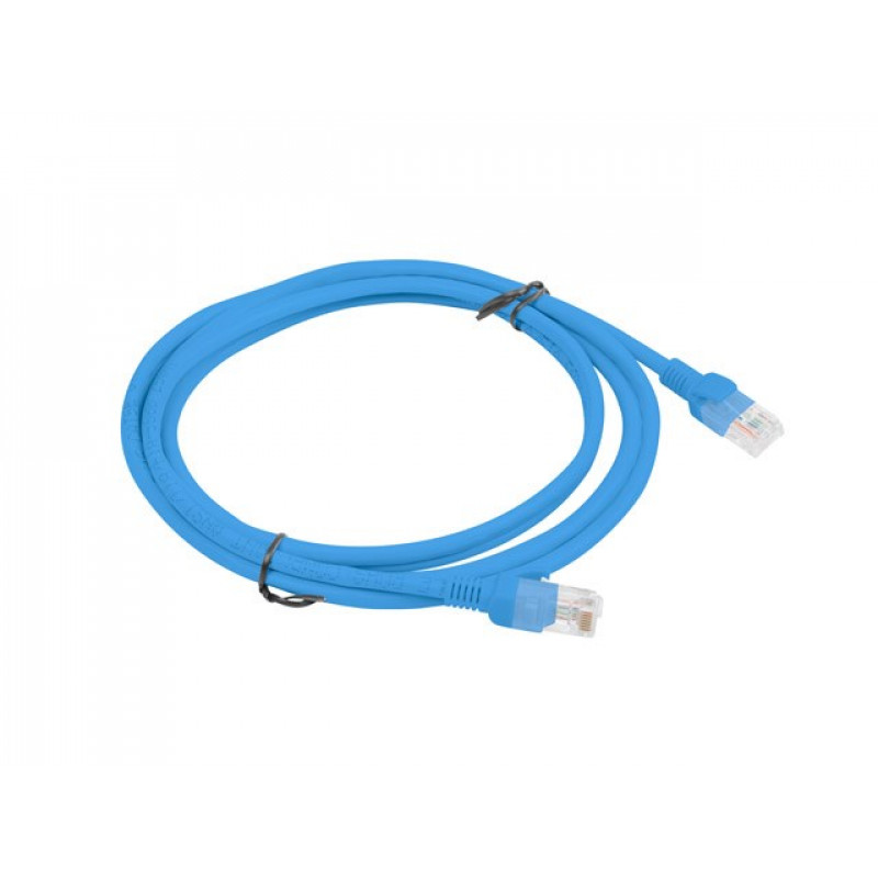 LANBERG Cat5e U/UTP Patch Cable RJ45, 2 m, Blue