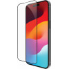 dbramante1928 eco-shield Case for Apple iPhone 15, Black Edge (Transparent/Black)
