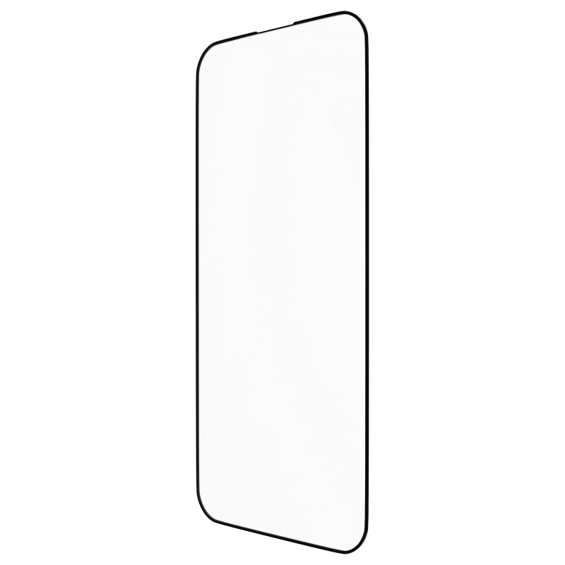 dbramante1928 eco-shield Case for Apple iPhone 15, Black Edge (Transparent/Black)