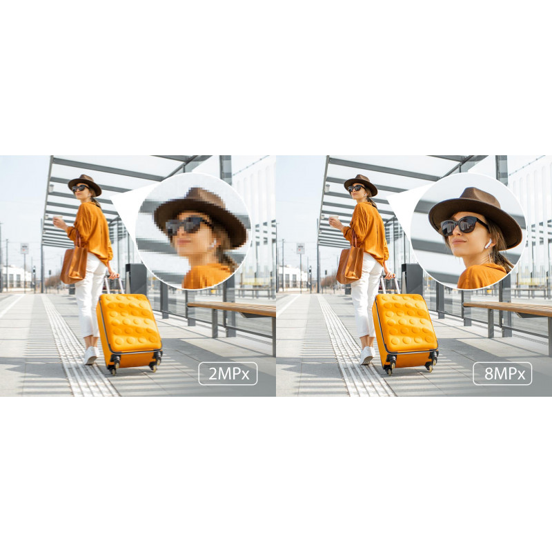 Hilook IP Camera IPC-B460HAD-LUF/SL panoramic 6MP Smart Hybrid Light
