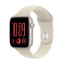 Apple Watch SE 3 GPS 44mm Starlight Aluminium Case with Sand Sport Band - S/M