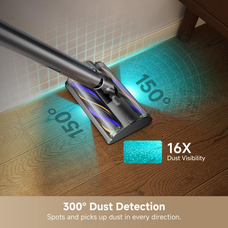 Dreame VXV45A Air Station Cordless Stick Vacuum, Black