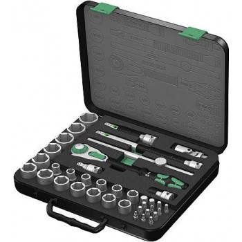 Wera 8100 SC 4 Zyklop Ratchet Set, 1/2 inch, 38 pcs (05003647001)