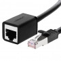 Ugreen Cat6 F/UTP Patch Cable RJ45, 0.5 m, Black