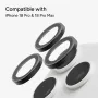 Zagg Glass Elite anti-reflective camera rings for iPhone 18 Pro Max / 17 Pro Max / 18 Pro / 17 Pro black