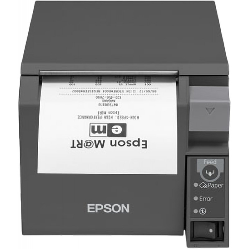 Epson TM-T70II Thermal Receipt Printer, USB + Serial RS232, 80 mm, Black