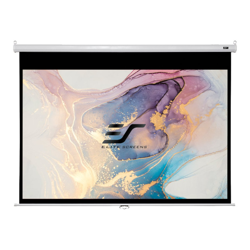 Elite Screens Manual Series M100XWH-E24 Projection Screen 254 cm (100 inch), HDTV Format, Ceiling/Wall Mount
