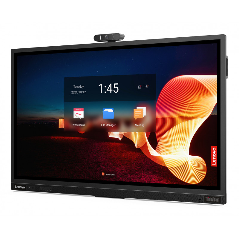 Lenovo ThinkVision T65 65 inch Interactive 4K Touch Display, LCD with LED Backlight, Multitouch