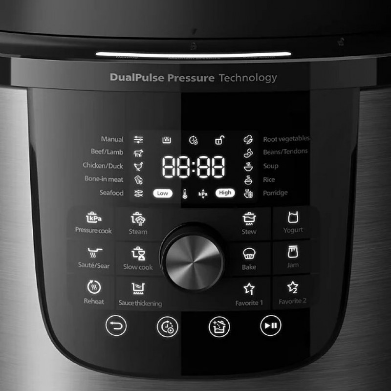 Philips 3000 Series HD2823/80 Multicooker with Lid, 8 L
