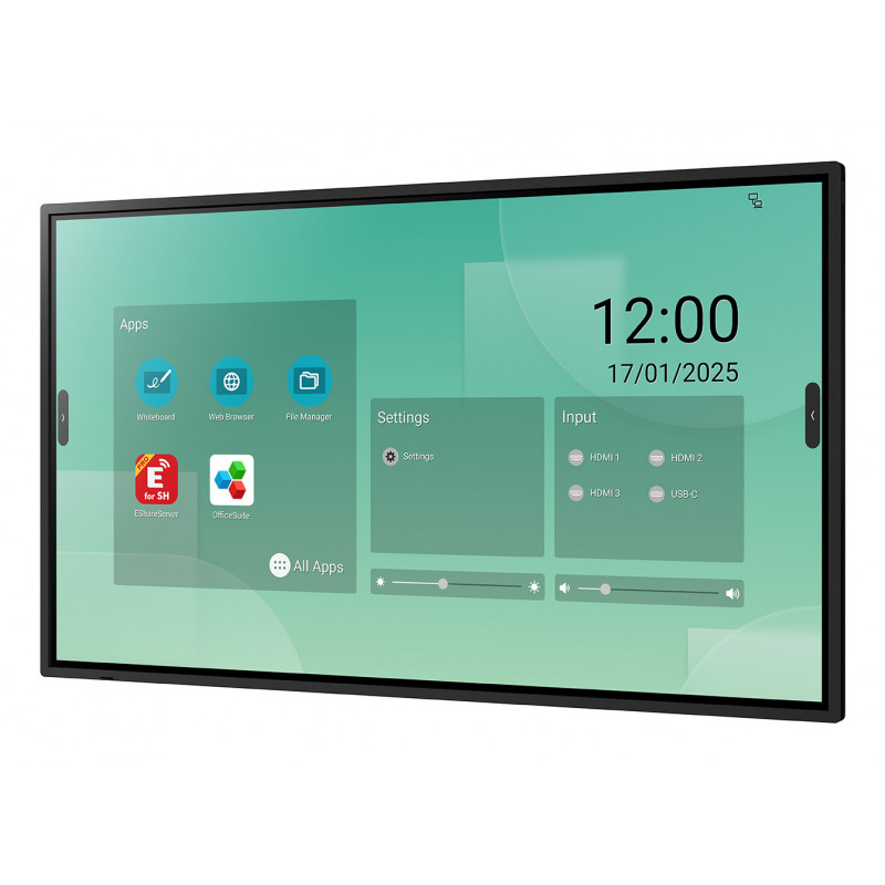 Sharp PN-LM431 43 inch UHD Interactive Display, LM Series, 500 cd/m², Infrared Touch, 20 Touch Points, Android SoC, USB-C, HDMI Out